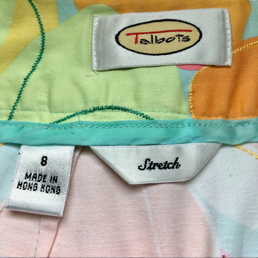 Talbots pastel floral burst stretch skirt!💐 SALE! - Picture 5 of 7